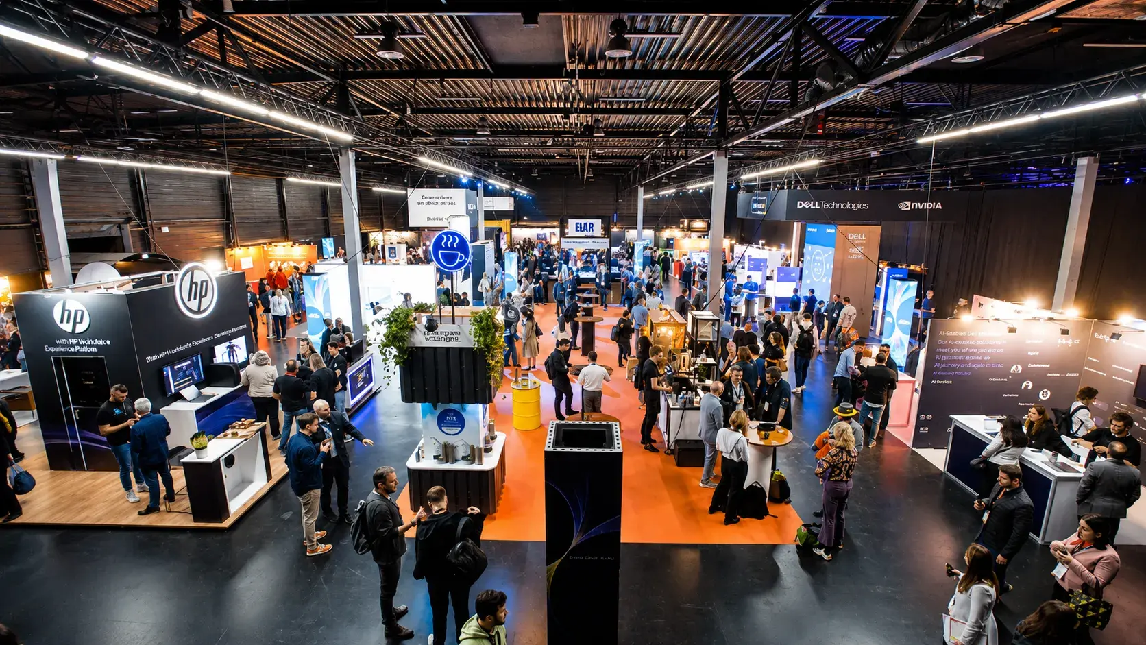 Expo floor at World Summit AI Amsterdam 2025